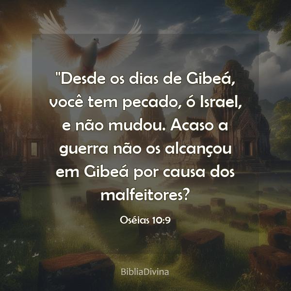 Oséias 10:9