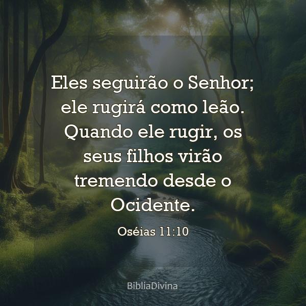 Oséias 11:10