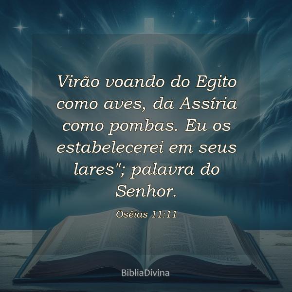 Oséias 11:11