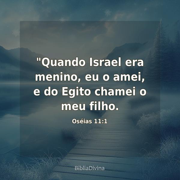 Oséias 11:1