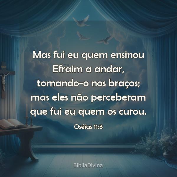 Oséias 11:3