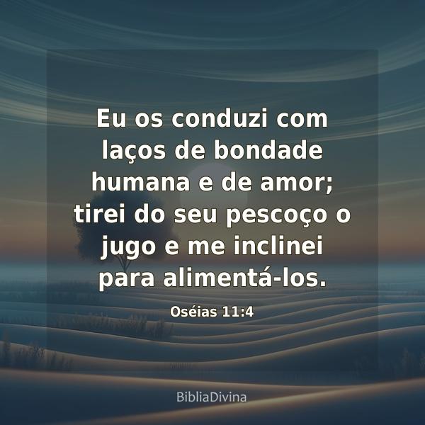 Oséias 11:4