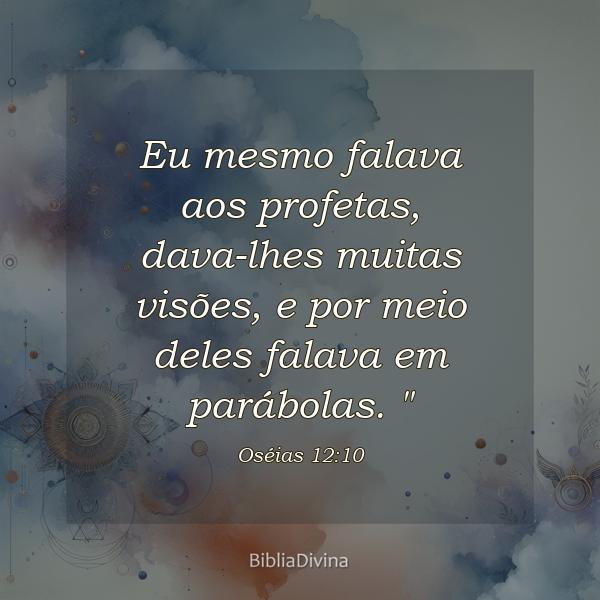 Oséias 12:10