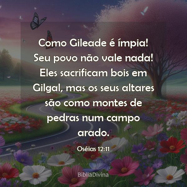 Oséias 12:11