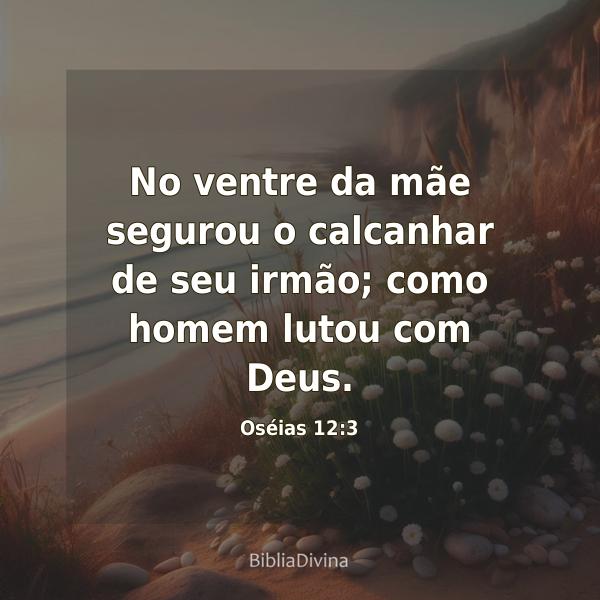 Oséias 12:3