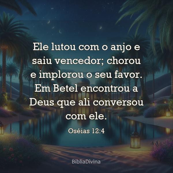 Oséias 12:4