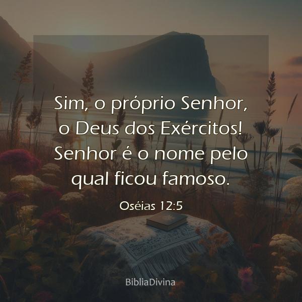 Oséias 12:5