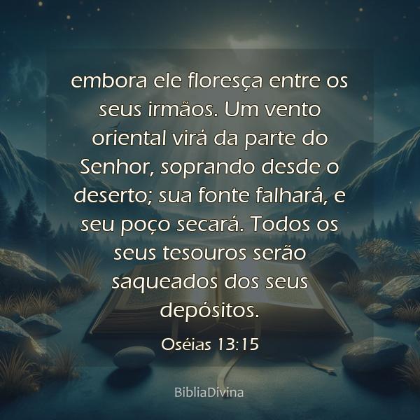 Oséias 13:15