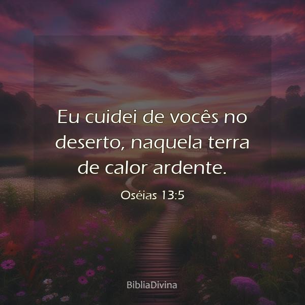 Oséias 13:5