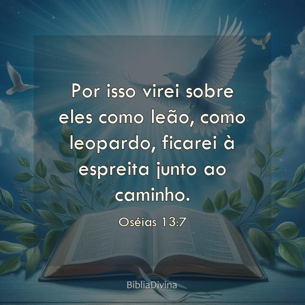 Oséias 13:7