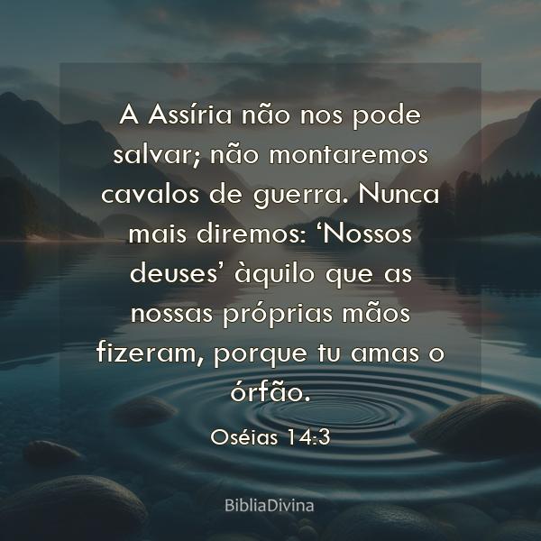 Oséias 14:3