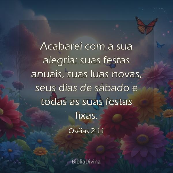 Oséias 2:11