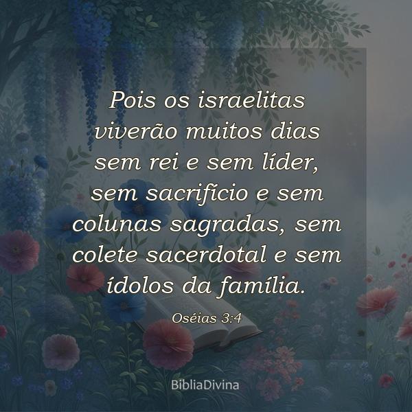 Oséias 3:4