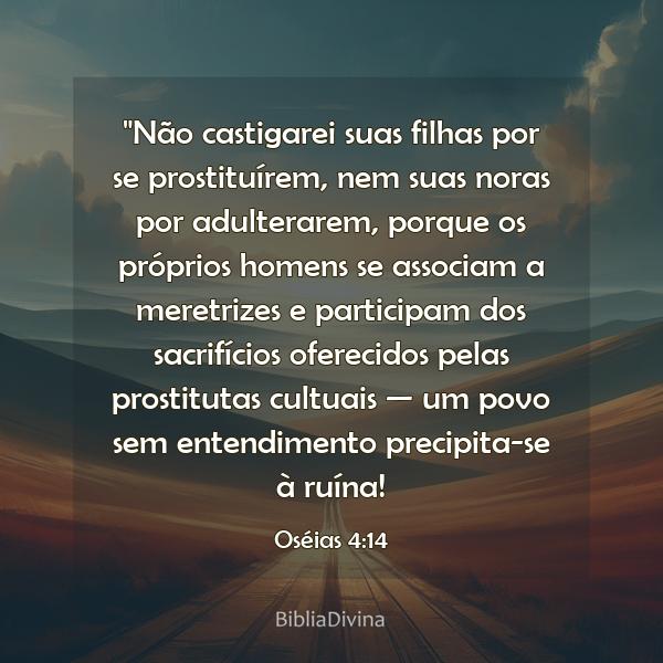 Oséias 4:14