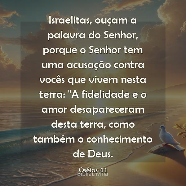 Oséias 4:1