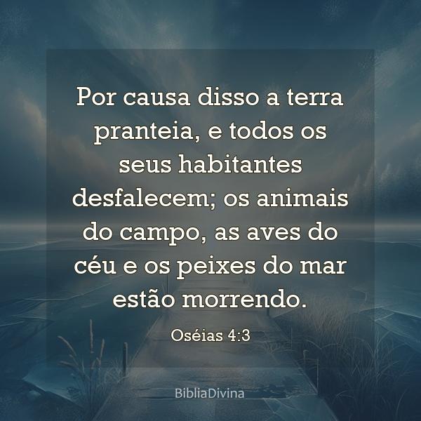 Oséias 4:3