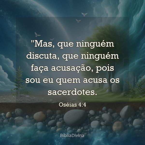 Oséias 4:4