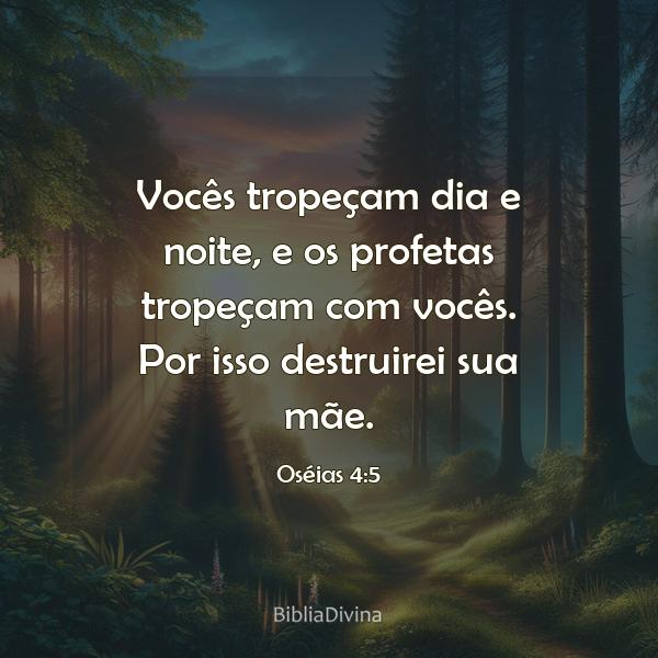 Oséias 4:5