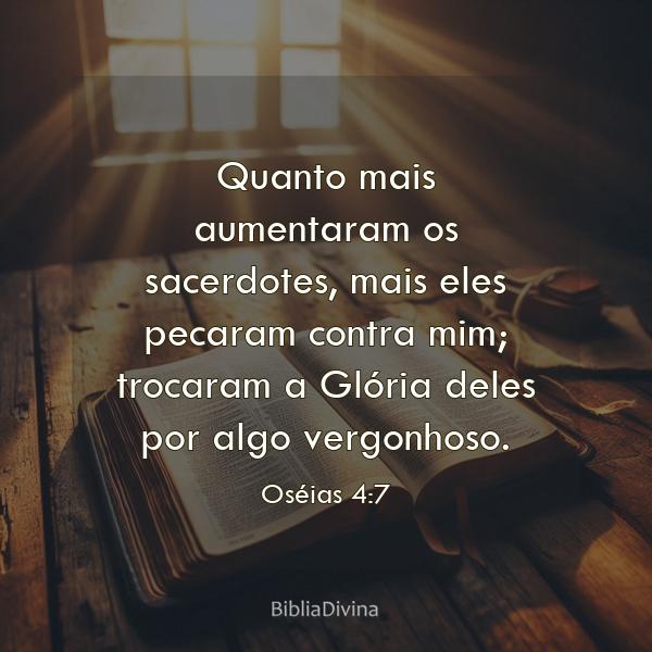 Oséias 4:7