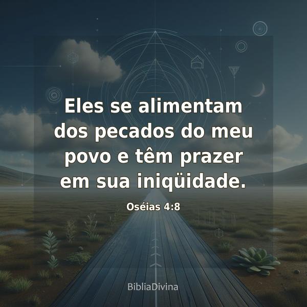 Oséias 4:8