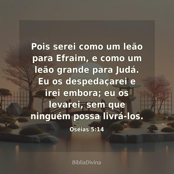 Oséias 5:14