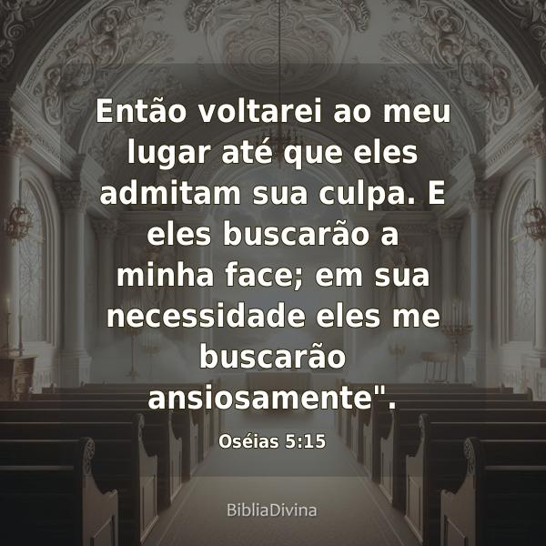 Oséias 5:15