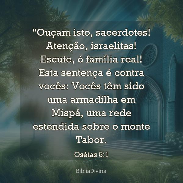 Oséias 5:1