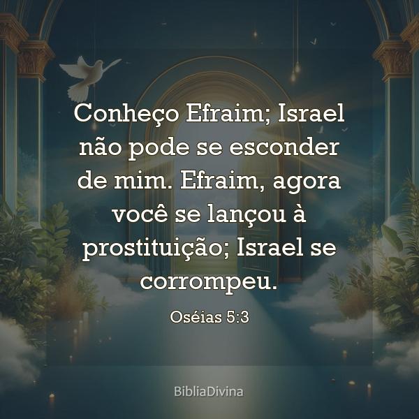 Oséias 5:3