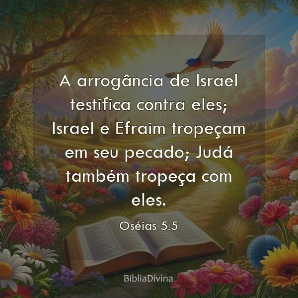 Oséias 5:5