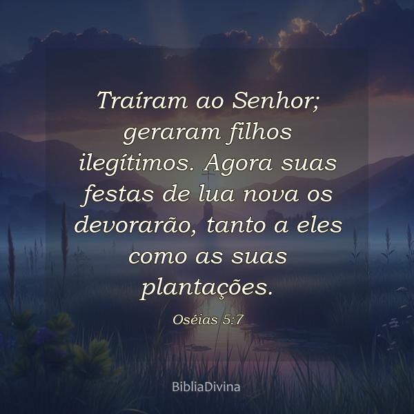 Oséias 5:7