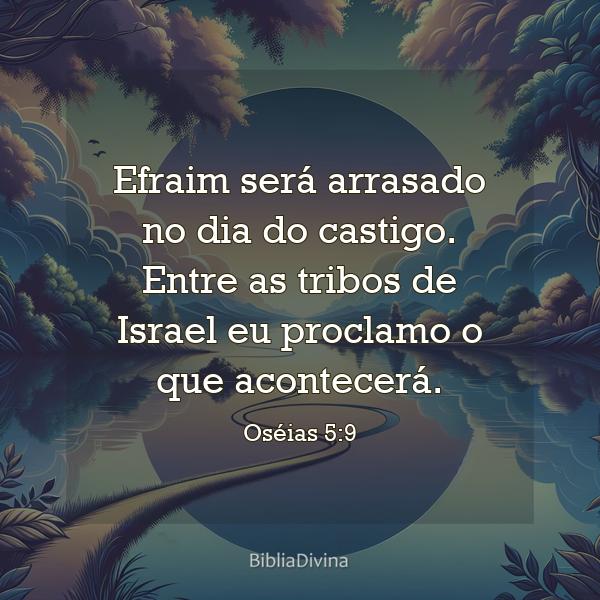 Oséias 5:9