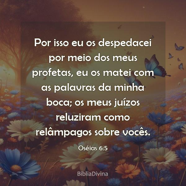 Oséias 6:5