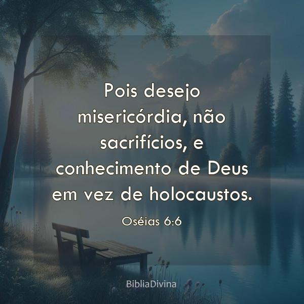 Oséias 6:6