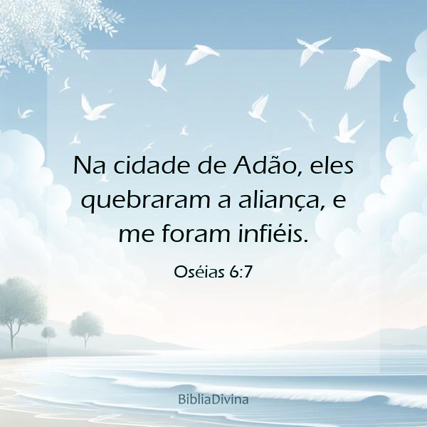 Oséias 6:7