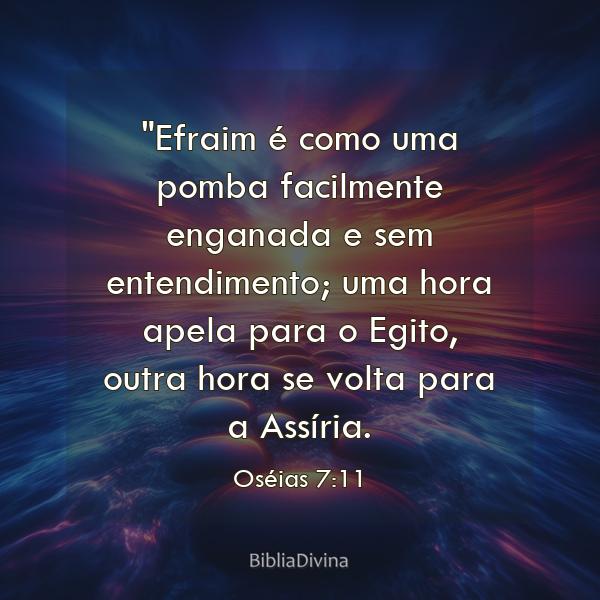 Oséias 7:11