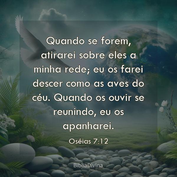 Oséias 7:12