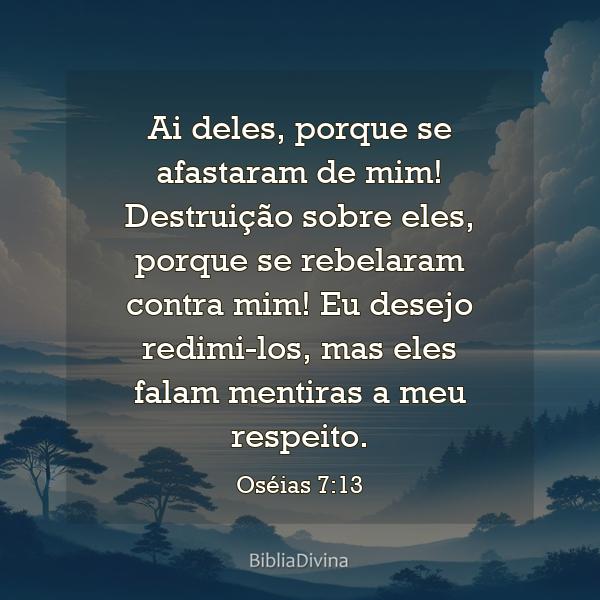 Oséias 7:13