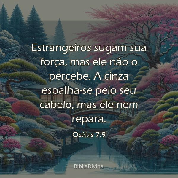 Oséias 7:9