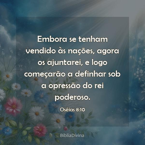 Oséias 8:10