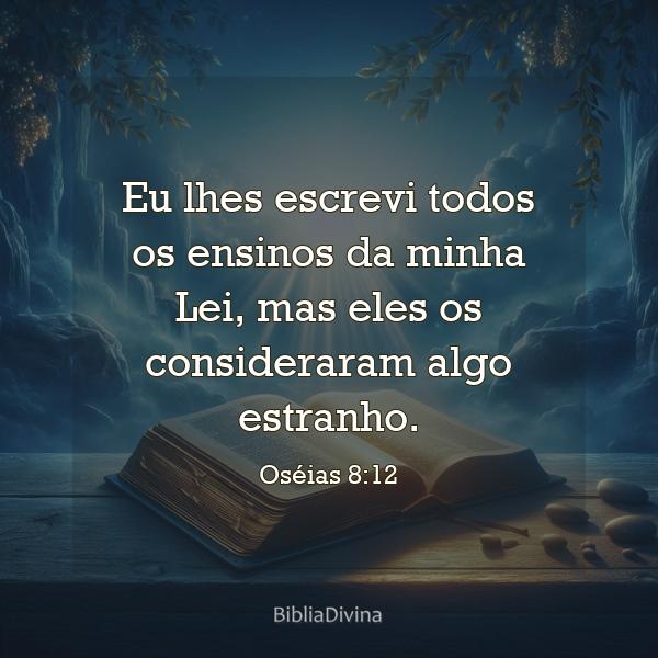 Oséias 8:12