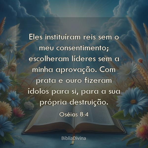 Oséias 8:4