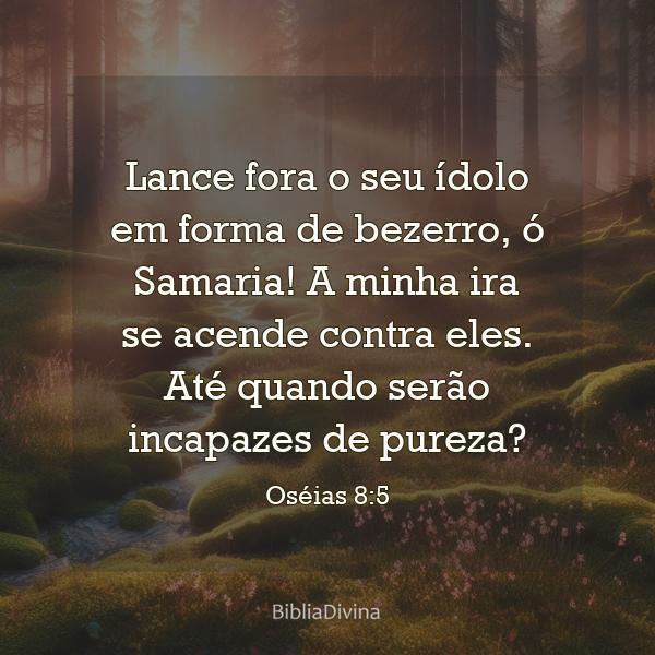 Oséias 8:5