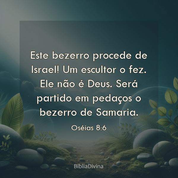 Oséias 8:6