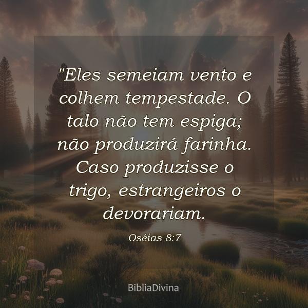 Oséias 8:7