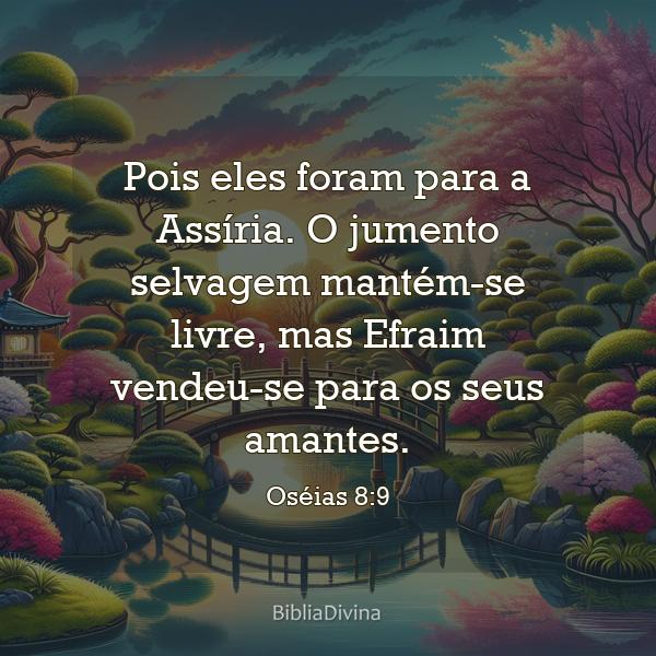 Oséias 8:9