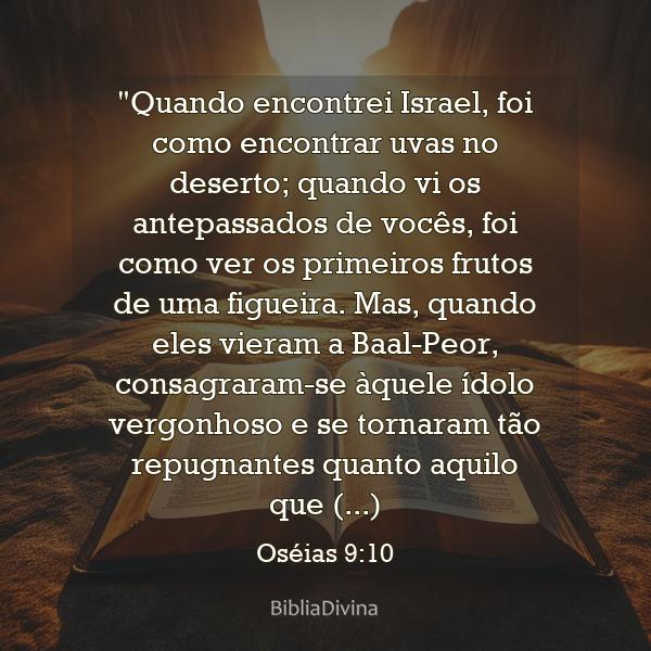 Oséias 9:10