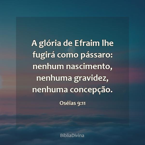 Oséias 9:11