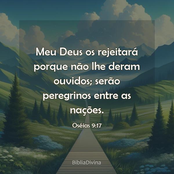 Oséias 9:17