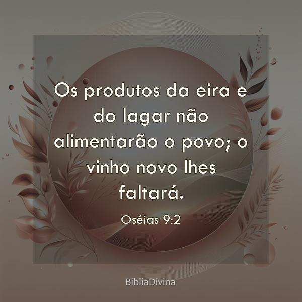 Oséias 9:2