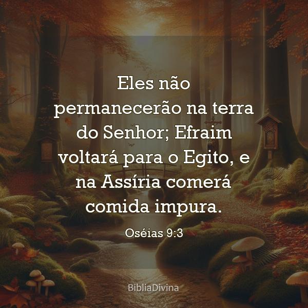 Oséias 9:3